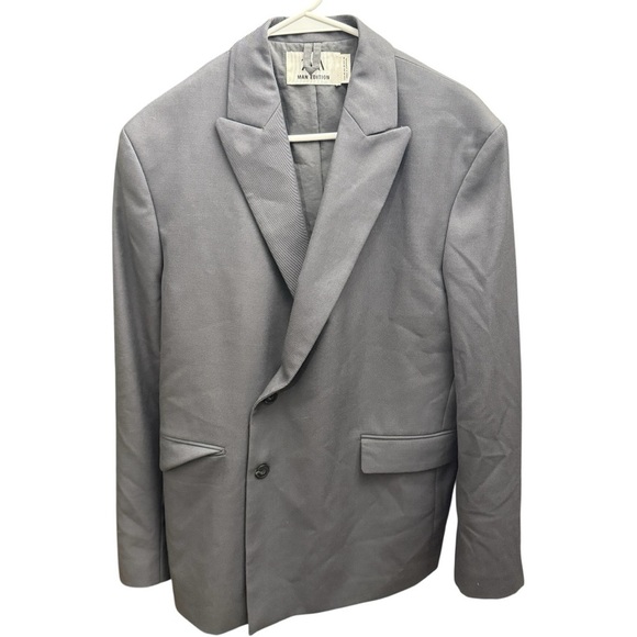 Zara Man Edition Gray Blazer Size 36 - Picture 3 of 7